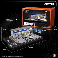 Diorama 1:64 Lawson Convenience Store Scene