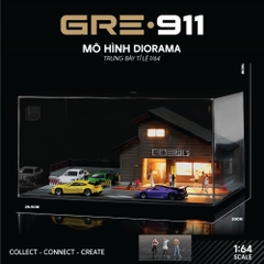 Mô hình ga tàu phong cách Nhật Bản GRE911DIO-27