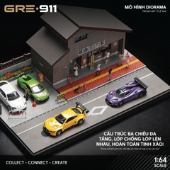 Mô hình ga tàu phong cách Nhật Bản GRE911DIO-27