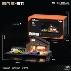 Mô hình ga tàu phong cách Nhật Bản GRE911DIO-27