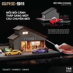 Mô hình ga tàu phong cách Nhật Bản GRE911DIO-27