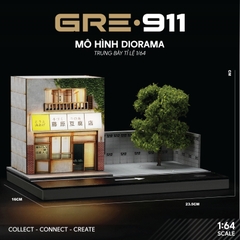 Mô hình Diorama 1:64 Nhà Hàng Fuji 2 Tầng Có Đèn LED - Phong Cách Nhật Bản GRE911DIO-34