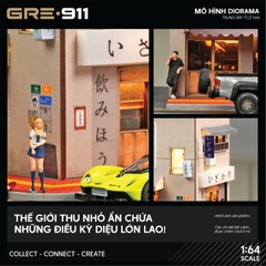 Mô hình quán ăn góc phố phong cách Nhật Bản