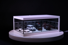 Mô hình Diorama 1:64 Showroom Xe Có Đèn LED - Trưng Bày Sang Trọng GRE911LED-23