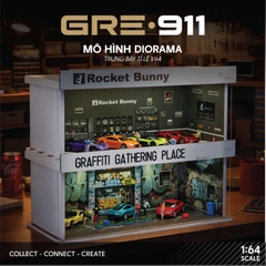 Mô hình Diorama 1:64 Set 2 - Bộ Trưng Bày Đa Năng Có Đèn LED GRE911LED-26