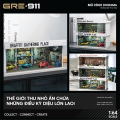 Mô hình Diorama 1:64 Set 2 - Bộ Trưng Bày Đa Năng Có Đèn LED GRE911LED-26