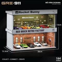 Mô hình Diorama 1:64 Set 2 - Bộ Trưng Bày Đa Năng Có Đèn LED GRE911LED-26