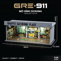 Mô hình Diorama 1:64 Set 2 - Bộ Trưng Bày Đa Năng Có Đèn LED GRE911LED-26
