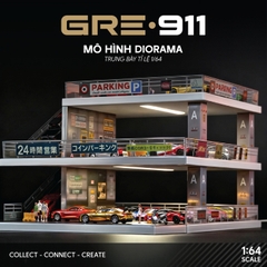 Mô hình Diorama 1:64 Japanese Style Ramp - Bãi Đỗ Xe Dốc Phong Cách Nhật Bản GRE911LED-49