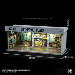 Diorama 1:64 Set 2 - Bộ Trưng Bày Đa Năng Có Đèn LED | GRE•911