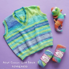 Len Alize Cotton Gold Batik