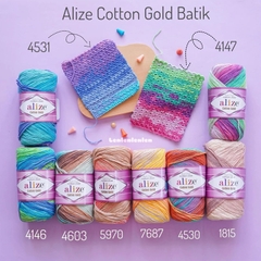 Len Alize Cotton Gold Batik