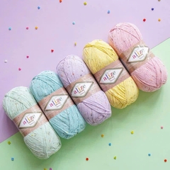 Len Alize Cotton Gold Tweed