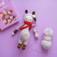 Len Alize Cotton Gold Tweed