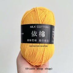 LEN MILK COTTON MÁC ĐEN 50G