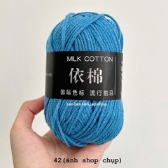 LEN MILK COTTON MÁC ĐEN 50G