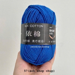 LEN MILK COTTON MÁC ĐEN 50G