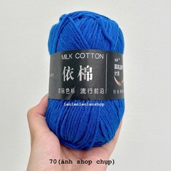 LEN MILK COTTON MÁC ĐEN 50G