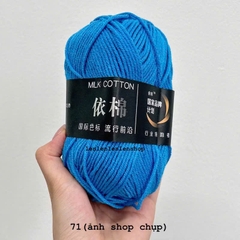 LEN MILK COTTON MÁC ĐEN 50G