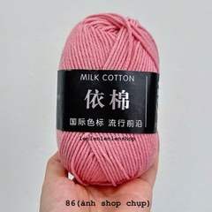 LEN MILK COTTON MÁC ĐEN 50G