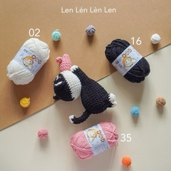 LEN NHUNG MÈO SNOWBALL 50G