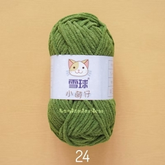 LEN NHUNG MÈO SNOWBALL 50G