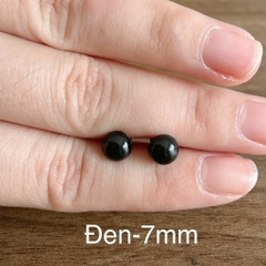 [Túi 5 cặp kèm chốt] Mắt chốt Thú Bông, mắt đen, mắt màu