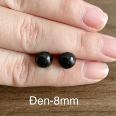 [Túi 5 cặp kèm chốt] Mắt chốt Thú Bông, mắt đen, mắt màu