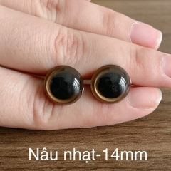 [Túi 5 cặp kèm chốt] Mắt chốt Thú Bông, mắt đen, mắt màu