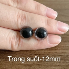 [Túi 5 cặp kèm chốt] Mắt chốt Thú Bông, mắt đen, mắt màu