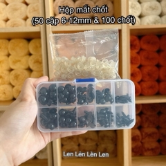 Hộp Mắt Chốt Nhiều Size 6-8-9-10-12mm – 50 Cặp