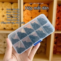 Hộp Mắt Dán Amigurumi 380 Cặp (760 Chiếc)