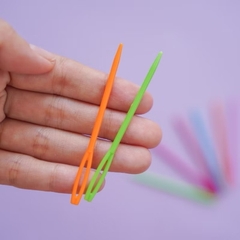 Kim Khâu Nhựa (set 5 cái) - Phù Hợp Len Sợi Vừa-To