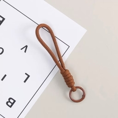 Móc khoá dây dù treo điện thoại/thú bông màu pastel