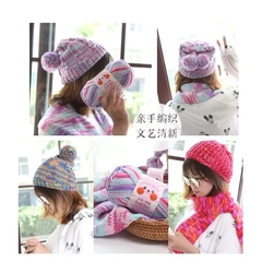 Len Yaoh Love Màu Loang Cuộn 100g-đan móc khăn mũ túi