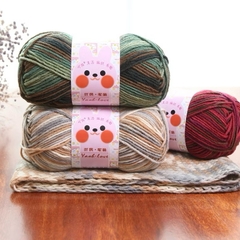 Len Yaoh Love Màu Loang Cuộn 100g-đan móc khăn mũ túi