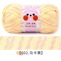 Len Yaoh Love Màu Loang Cuộn 100g-đan móc khăn mũ túi