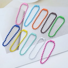 [Túi 10 cái] Móc khóa bi nhiều màu – Phụ kiện handmade