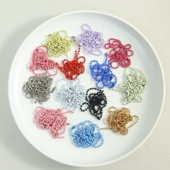 [Túi 10 cái] Móc khóa bi nhiều màu – Phụ kiện handmade