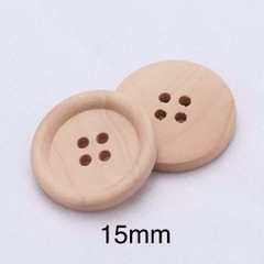 [Túi 5 cái] Cúc Gỗ Handmade With Love