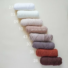 Len Cotton Love 100g - len đan móc khăn, mũ