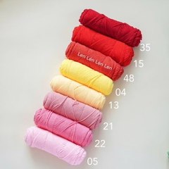 Len Cotton Love 100g - len đan móc khăn, mũ