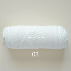 Len Cotton Love 100g - len đan móc khăn, mũ