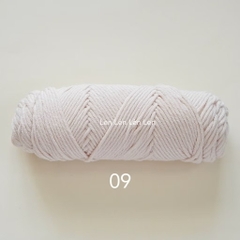 Len Cotton Love 100g - len đan móc khăn, mũ