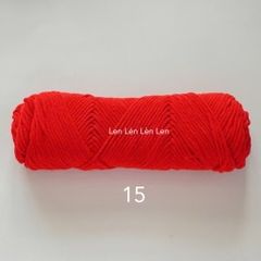 Len Cotton Love 100g - len đan móc khăn, mũ