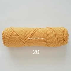 Len Cotton Love 100g - len đan móc khăn, mũ