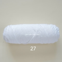 Len Cotton Love 100g - len đan móc khăn, mũ