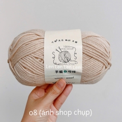 LEN YAOH WOOL 100G – Len Sợi To Móc Khăn, Mũ, Áo