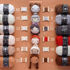 LEN MILK COTTON MÁC ĐEN 50G