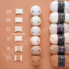 LEN MILK COTTON MÁC ĐEN 50G